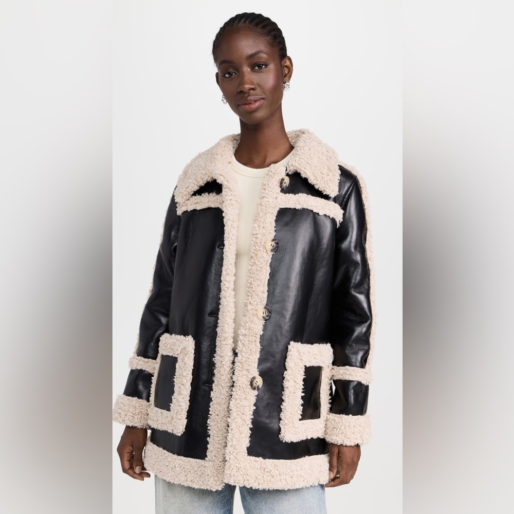 7 FOR ALL MANKIND
Longline Faux Shearling Jacket